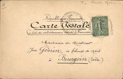 CPA Fantaisie (dessin a la main) Moulin a vent 