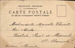 CPA Fantaisie (dessin a la main) Fleurs