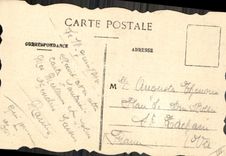 CPA Fantaisie (dessin a la main) Fleurs Fer a cheval