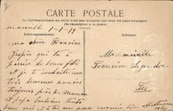 CPA Fantaisie (dessin a la main) Fleurs Personnages