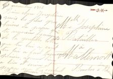 CPA Fantaisie (dessin a la main) Fleurs Bateau