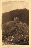 CPA Chateau d'Alleuze et la paysage qui l'encadre Auvergne
