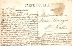 Vintage Postcard Castle Valence Ruins of Crussol