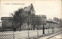 Vintage Postcard Nantes Castle