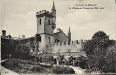 Vintage Postcard Castle of Creissels Surroundings of Millau