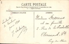 Vintage Postcard Castle of Tournoel Auvergne