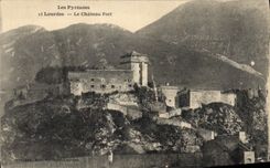 CPA Chateau fort Lourdes