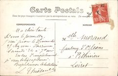 Vintage Postcard Vendome Ruins of the Castle