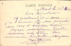 Vintage Postcard Brest Castle