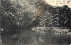 Vintage Postcard Grotte Han Caves on Injures Left the cave