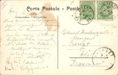 CPA Grotte Grottes Han sur Lesse Sortie de la grotte