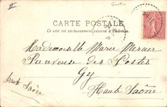 Postal Gruta Grutas Cornisa de oro Puntas de Notre Dame de Troyes y Grutas Esterel