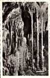 CPA Grotte Grottes Aven d'Orgnac Ardeche La barriere de colonettes Salle Glory