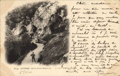 CPA Grotte Grottes Lourdes Grotte Sainte Magdeleine
