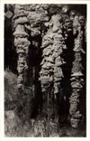 Vintage Postcard Cave Caves Swallow-hole of Orgnac Ardeche large stalagmites