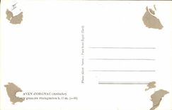 Vintage Postcard Cave Caves Swallow-hole of Orgnac Ardeche large stalagmites