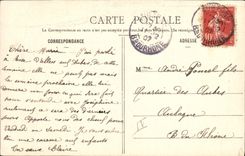 Vintage Postcard Fantasy Under snow Father St Nicolas