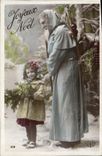 CPA Fantaisie Pere Noel Enfant