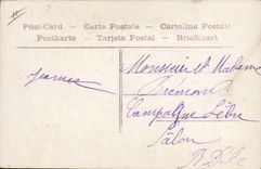 Vintage Postcard Fantasy Father Christmas Child Headstock