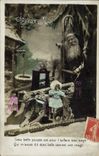 CPA Fantaisie Pere Noel Poupee