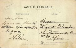 Vintage Postcard Law courts Agen Places Al palte Ferme