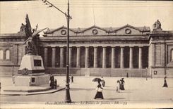 Vintage Postcard Law courts Bordeaux