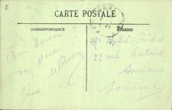 Vintage Postcard Law courts Beauvais Old Episcopal Palate