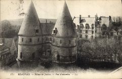 Vintage Postcard Law courts Overall picture Beauvais