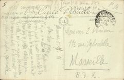 Vintage Postcard Law courts Overall picture Beauvais