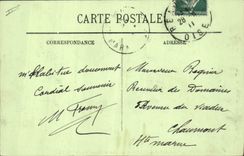 Vintage Postcard Law courts Old Episcopal Palate Beauvais