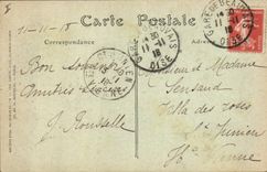 Vintage Postcard Law courts interior Court Beauvais