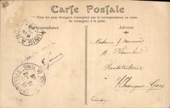 CPA Bateau de Guerre Le Cuirasse Brennus Tunisie 