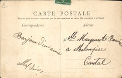 Postal Buque de Guerra la Balista Destructor de escuadra