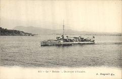 CPA Bateau de Guerre Le Baliste Destroyer d'escadre