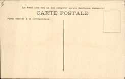 Vintage Postcard Warship Brittany Cuirasse has turbines