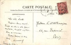 Vintage Postcard Warship Brest Fund of the Wearing of war Bruix