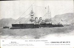 CPA Bateau de Guerre Bouvines Garde Cotes Cuirasse