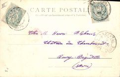 Vintage Postcard Warship Bruix