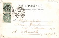 CPA Bateau de Guerre Le Bouvet Cuirasse d'escadre