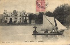 CPA Prefecture Annecy Bateau