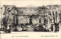 Vintage Postcard Under Apt Prefecture