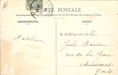 Vintage Postcard Belfort Prefecture of the High Rhine