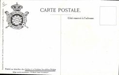 Vintage Postcard Militaria Armed Belgian Wagemans Lancer