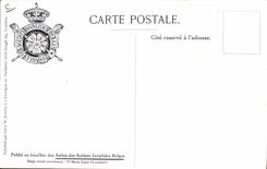 Vintage Postcard Militaria Armed Belgian Wagemans Artillerist