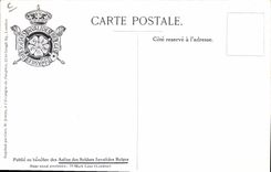 Vintage Postcard Militaria Armed Belgian Wagemans Guide