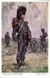 Vintage Postcard Militaria Armed Belgian Wagemans Pomegranate