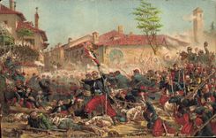 CPA Militaria Prise de Magenta par Yvon