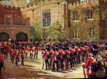 CPA Militaria Changing Guard at St James London