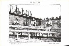 Vintage Postcard Militaria the Jodart Laundrette