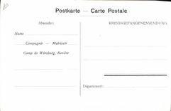 CPA Militaria La lettre a l'absent Nat